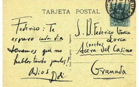 Las postales de Lorca y su entorno familiar - El Cultural